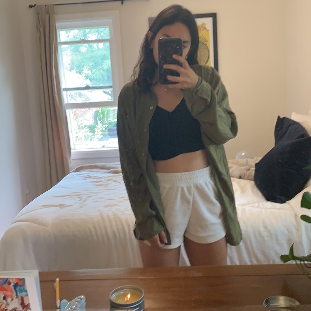 Silk Button Up Shirt